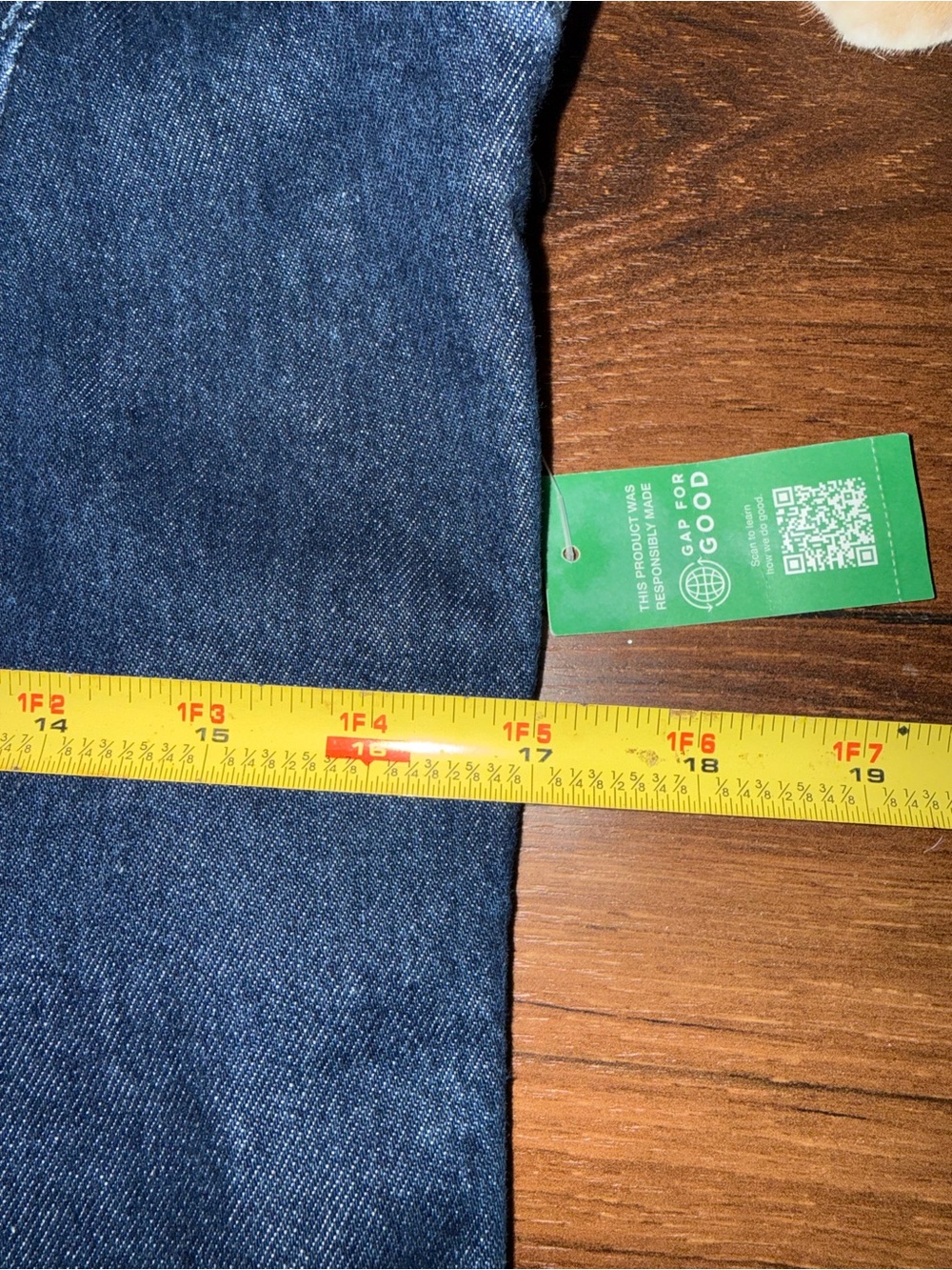 GAP Dark Indigo Denim Midi Dress - Picture 5 of 7